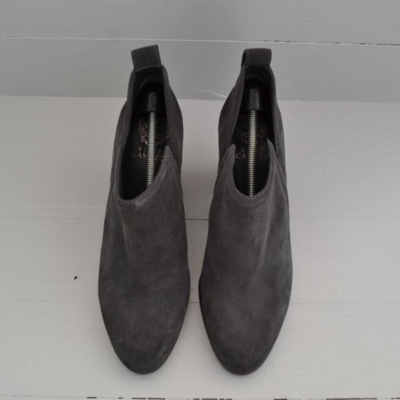 Vince Camuto Gray Ankle Heeled Boots Women's 10 M Fall Shoes Booties - Picture 4 of 8